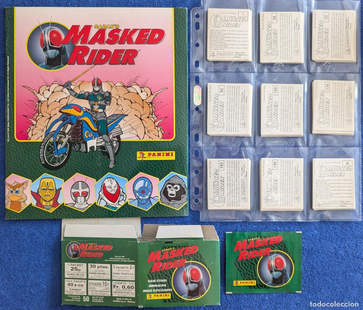 Coleccionismo Cromos antiguos: Masked Rider - Panini (1996) &iexcl;Colecci&oacute;n completa!