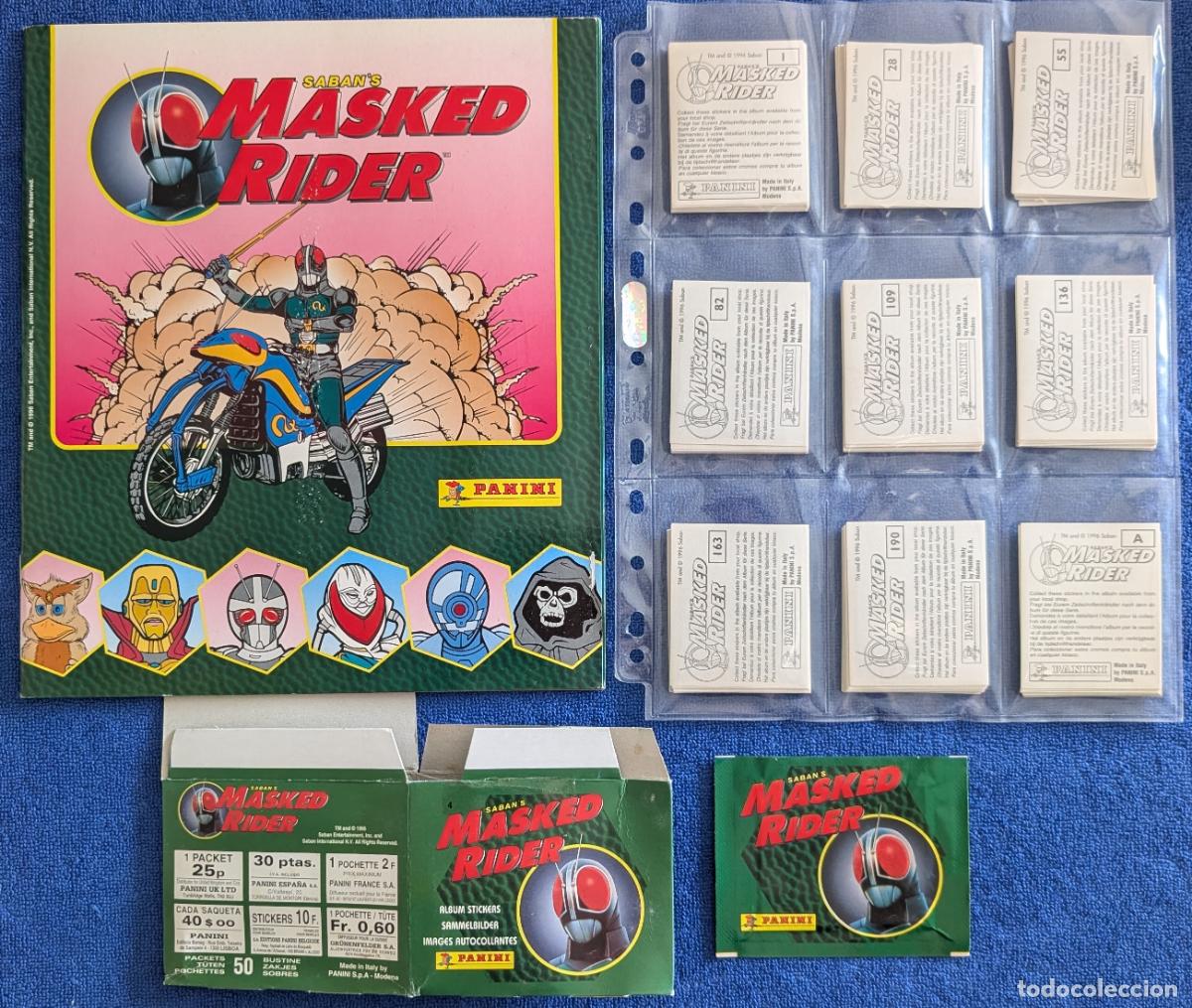 Coleccionismo Cromos antiguos: Masked Rider - Panini (1996) &iexcl;Colecci&oacute;n completa!