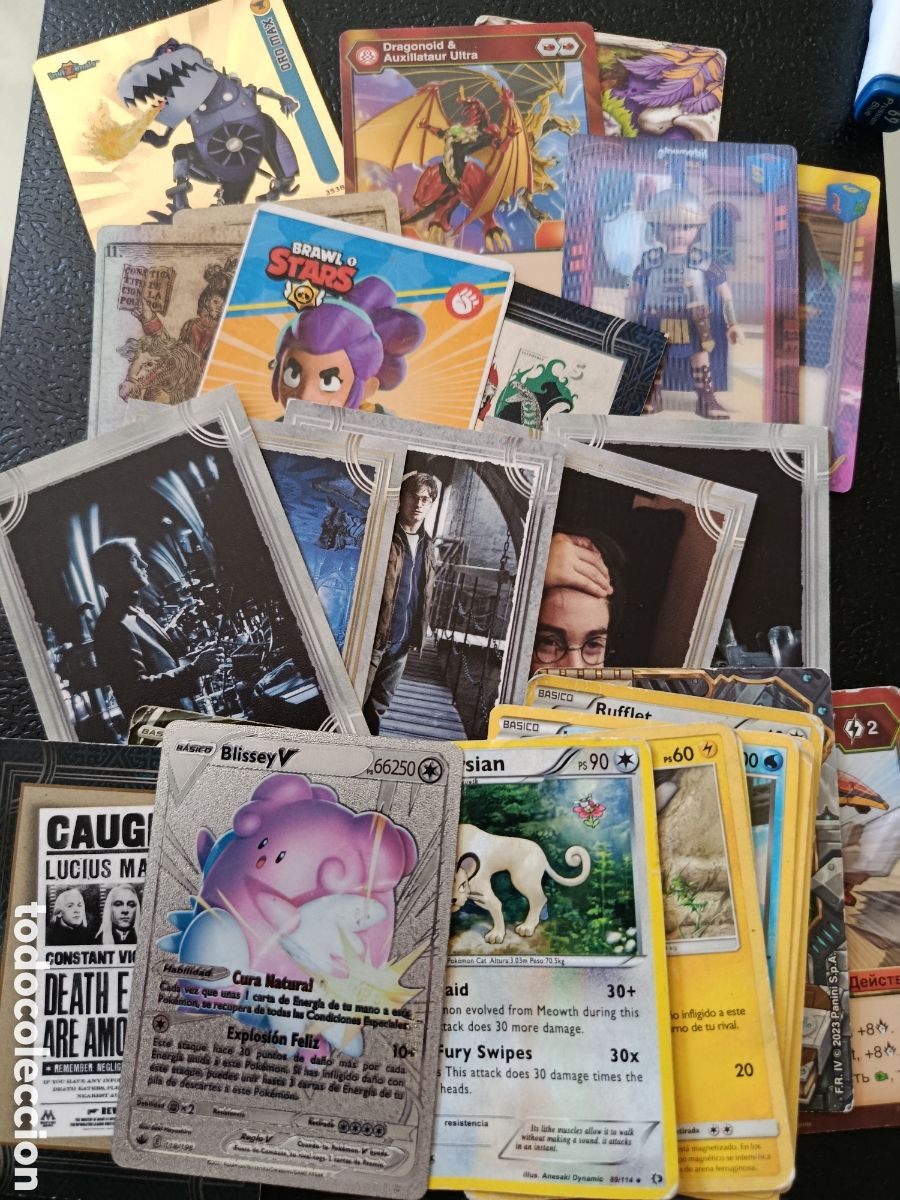 Coleccionismo Cromos antiguos: Lote 27 cromos varias colecciones HARRY POTTER, POKEMON, PLAYMOBIL