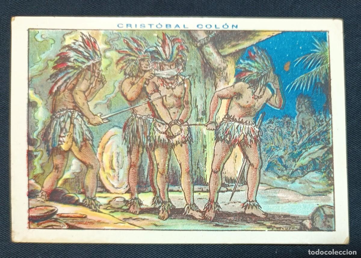 Coleccionismo cromos antiguos: CROMO CRIST&Oacute;BAL COL&Oacute;N N&ordm; 99.CHOCOLATES JUNCOSA - Foto 1