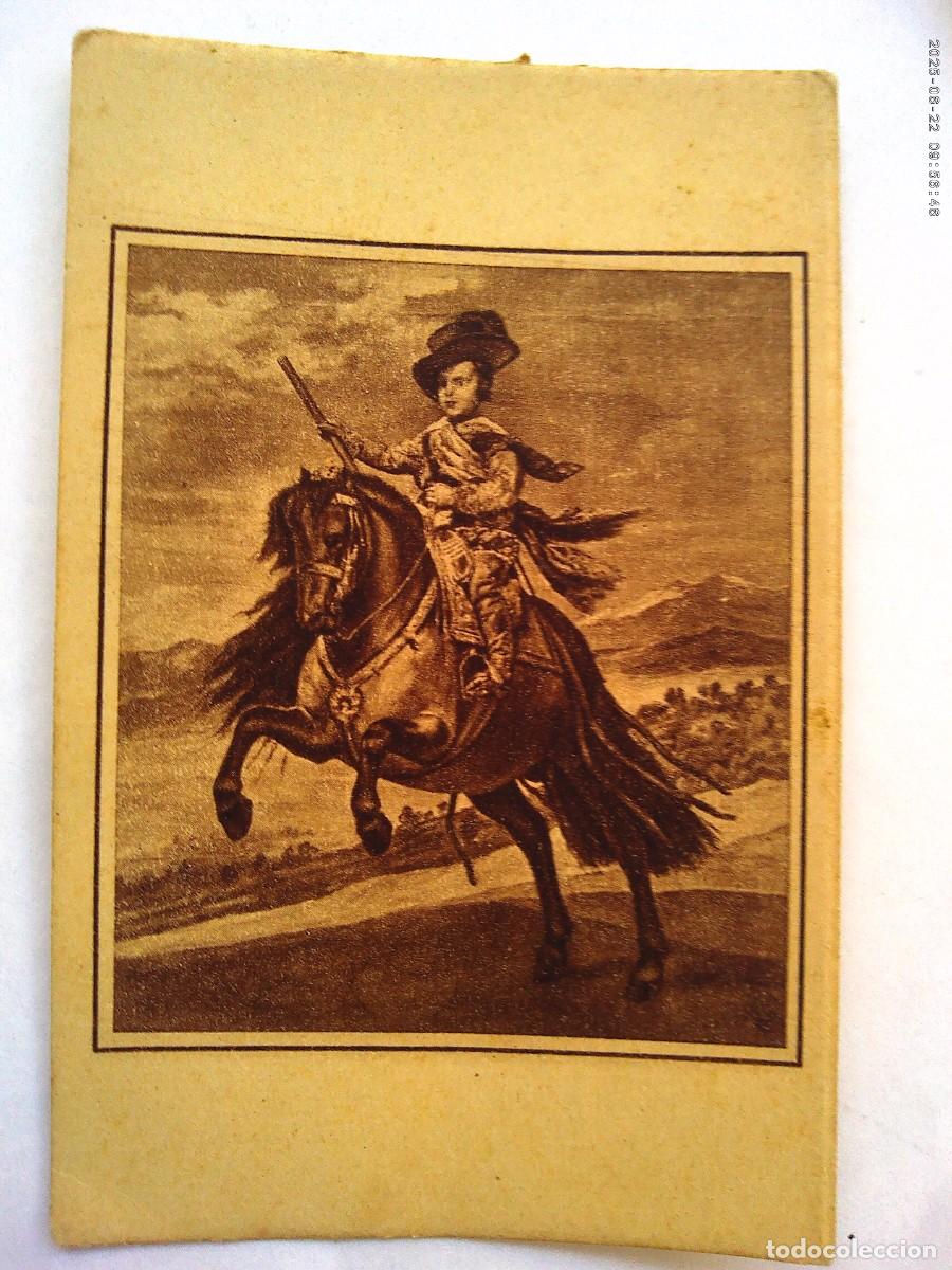 Coleccionismo Cromos antiguos: CROMO ANTIGUO &uml; PINTUIRA CLASICA ESPA&Ntilde;OLA &uml;, N&ordm; 9, VELAZQUEZ . LECHE CONDENSADA NURIA