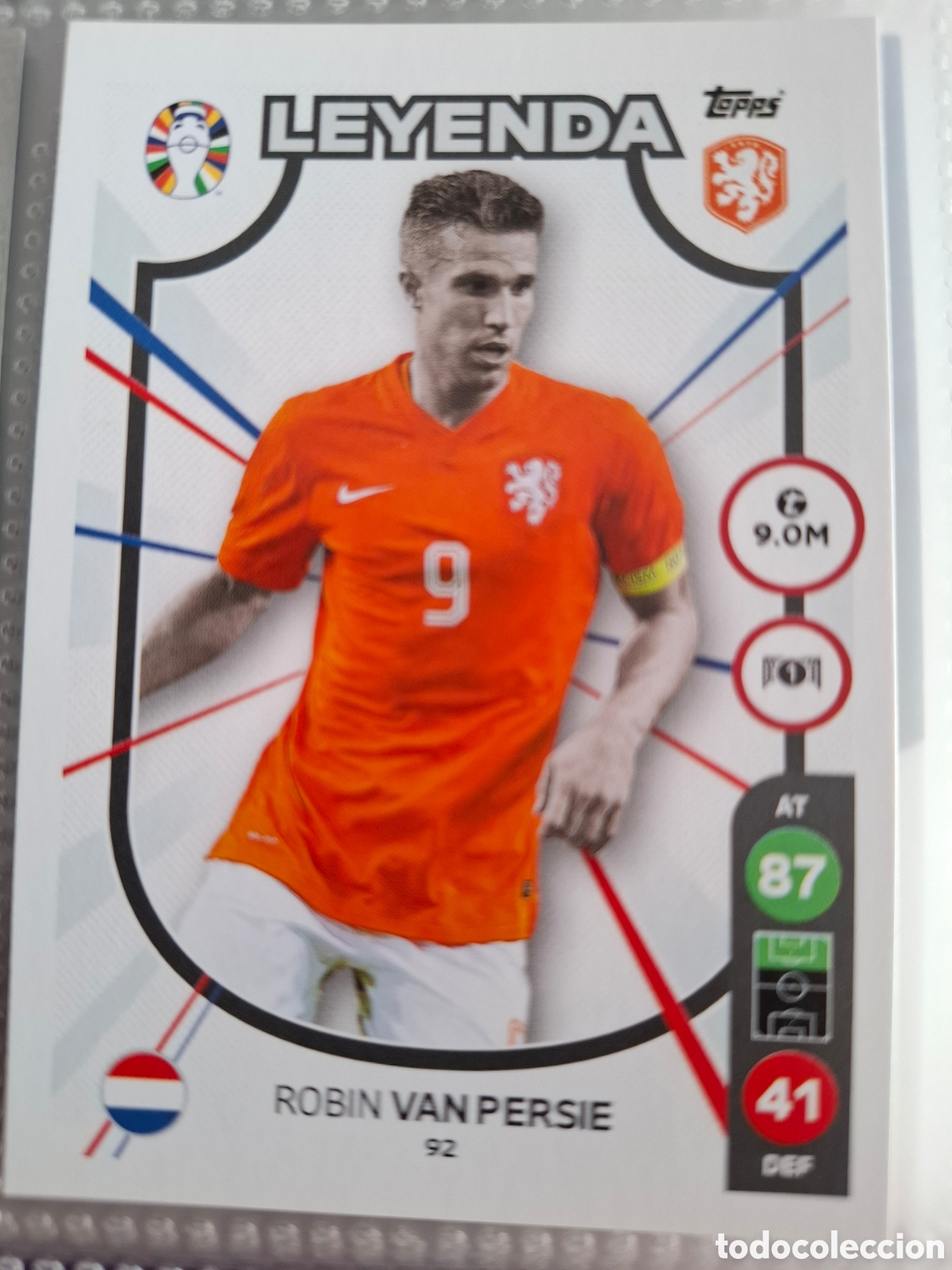 Coleccionismo Cromos antiguos: Van Persie Leyenda Match Attax Euro 2024