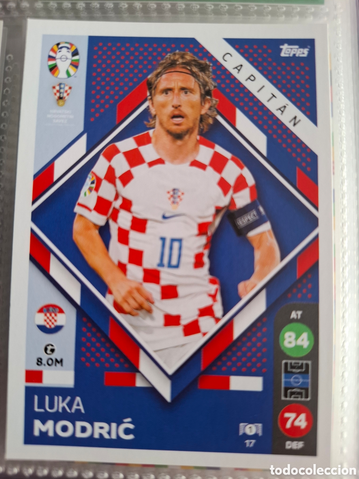 Coleccionismo Cromos antiguos: Luka Modric Match Attax Euro 2024