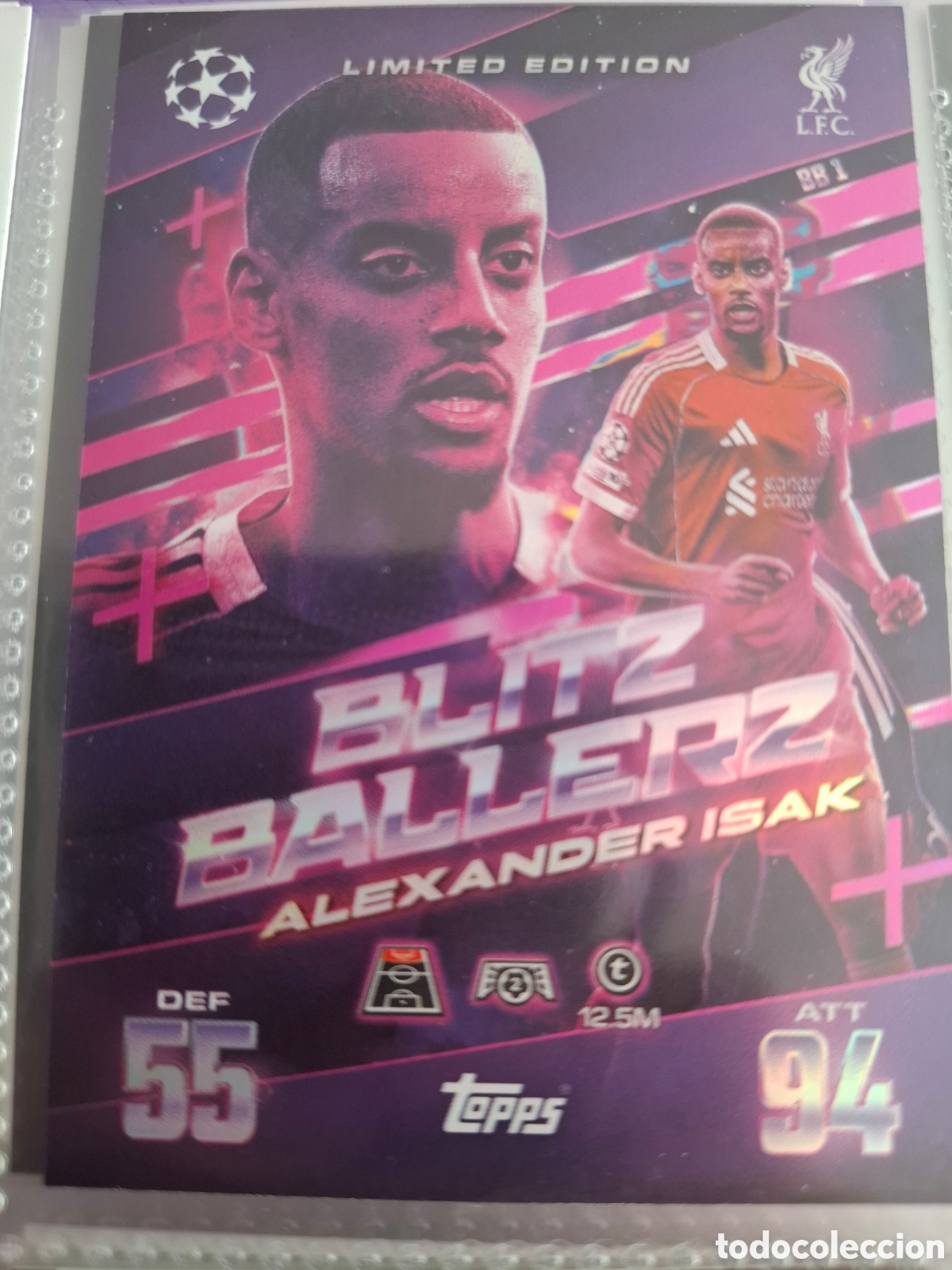 Coleccionismo Cromos antiguos: Alexander Isak Blitz Ballerz Match Attax 25 26