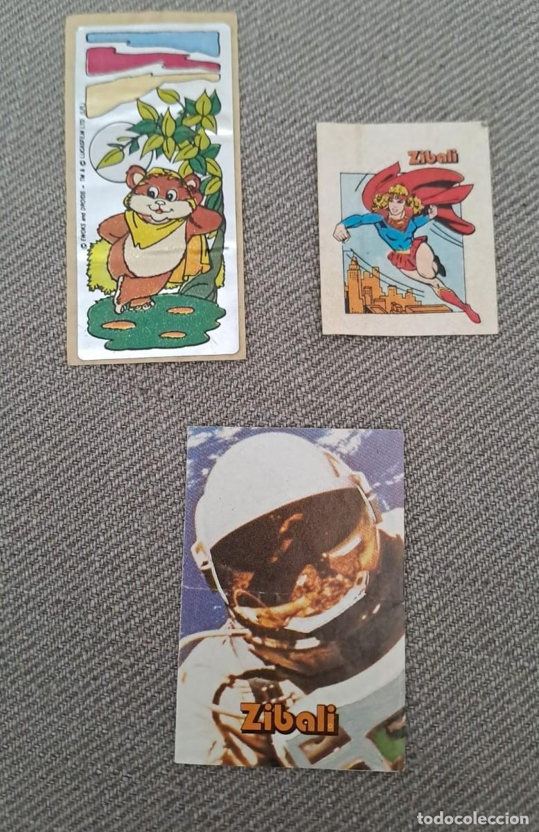 Coleccionismo Cromos antiguos: Cromos Los r&eacute;cords de Guinness ZIBALI, EWOKS, CHICLES