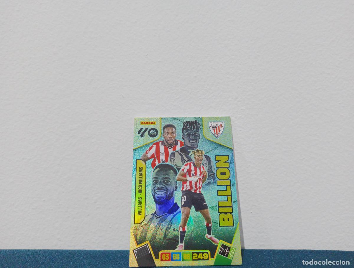 Collectable Antique Stickers: BILLION WILLIAMS - NICO WILLIAMS BILLION ATHLETIC CLUB CROMO ADRENALYN XL 25 26