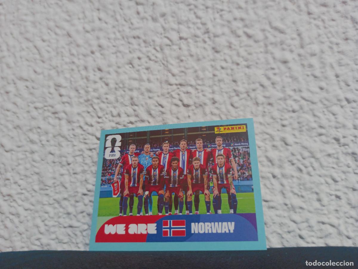 Sammeln alte Sammelbilder: NOR 13 WE ARE NORUEGA BASE NORUEGA MUNDIAL 2026 26 STICKERS USA MEXICO