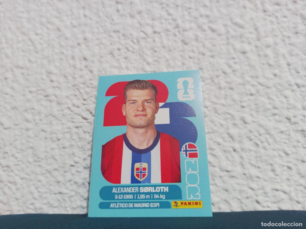 Sammeln alte Sammelbilder: NOR 16 ALEXANDER SORLOTH BASE NORUEGA MUNDIAL 2026 26 STICKERS USA MEXICO