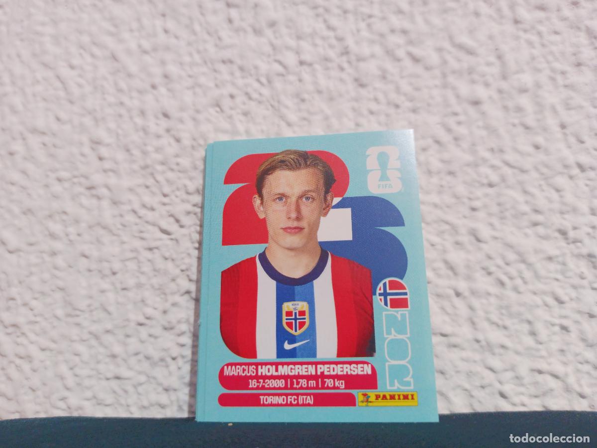 Sammeln alte Sammelbilder: NOR 6 MARCUS HOLMGREN PEDERSEN BASE NORUEGA MUNDIAL 2026 26 STICKERS USA MEXICO