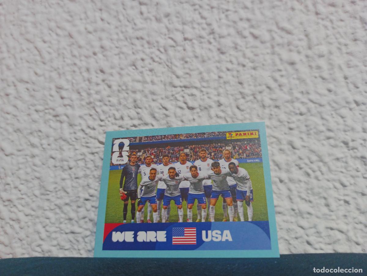 Sammeln alte Sammelbilder: USA 13 WE ARE USA BASE ESTADOS UNIDOS MUNDIAL 2026 26 STICKERS USA MEXICO