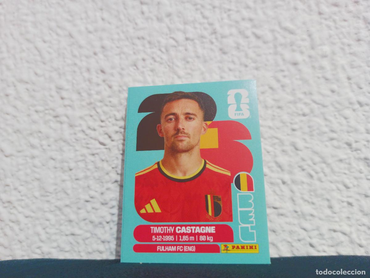 Coleccionismo Cromos antiguos: BEL 4 TIMOTHY CASTAGNE BASE BELGICA MUNDIAL 2026 26 STICKERS USA MEXICO