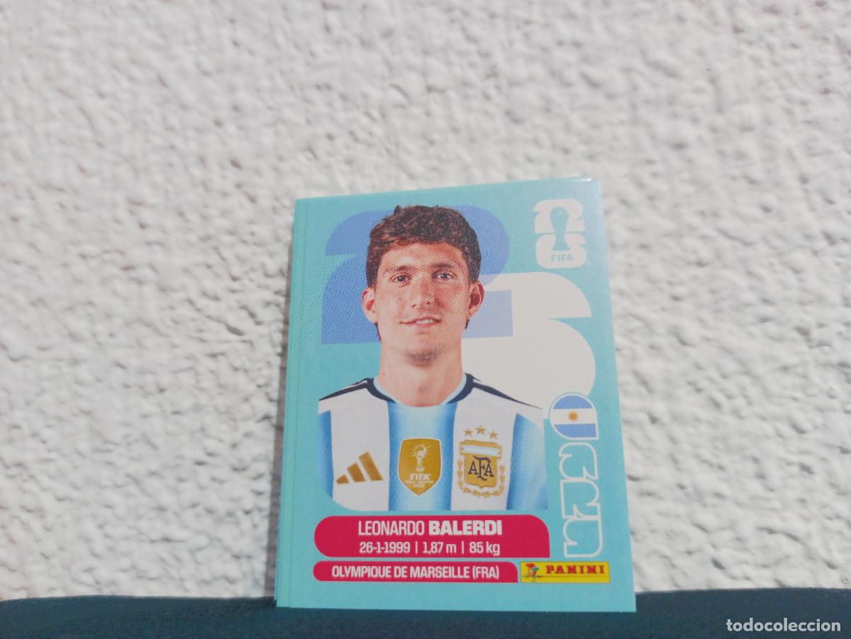 Coleccionismo Cromos antiguos: ARG 7 LEONARDO BALERDI BASE ARGENTINA MUNDIAL 2026 26 STICKERS USA MEXICO