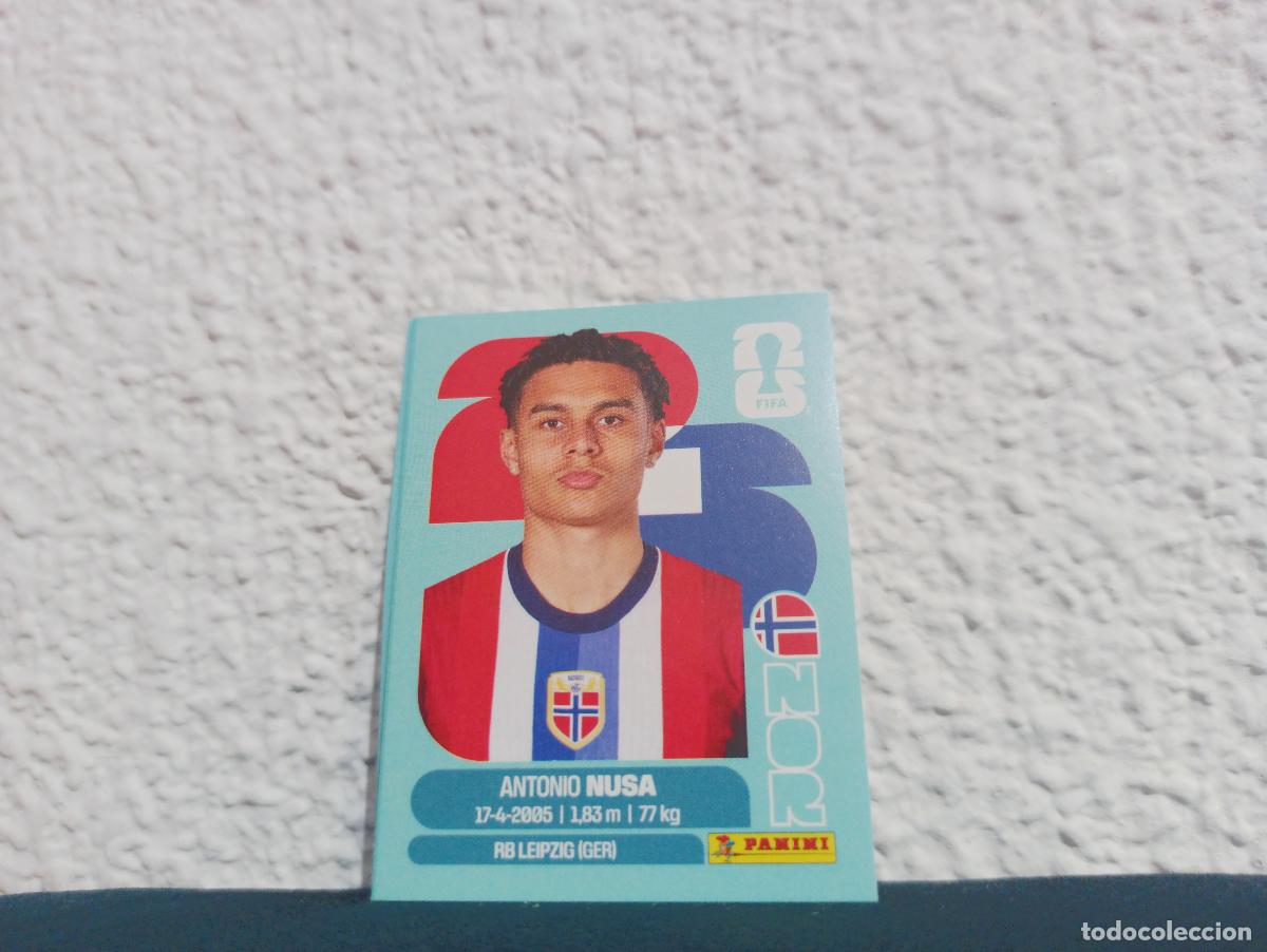 Sammeln alte Sammelbilder: NOR 19 ANTONIO NUSA BASE NORUEGA MUNDIAL 2026 26 STICKERS USA MEXICO