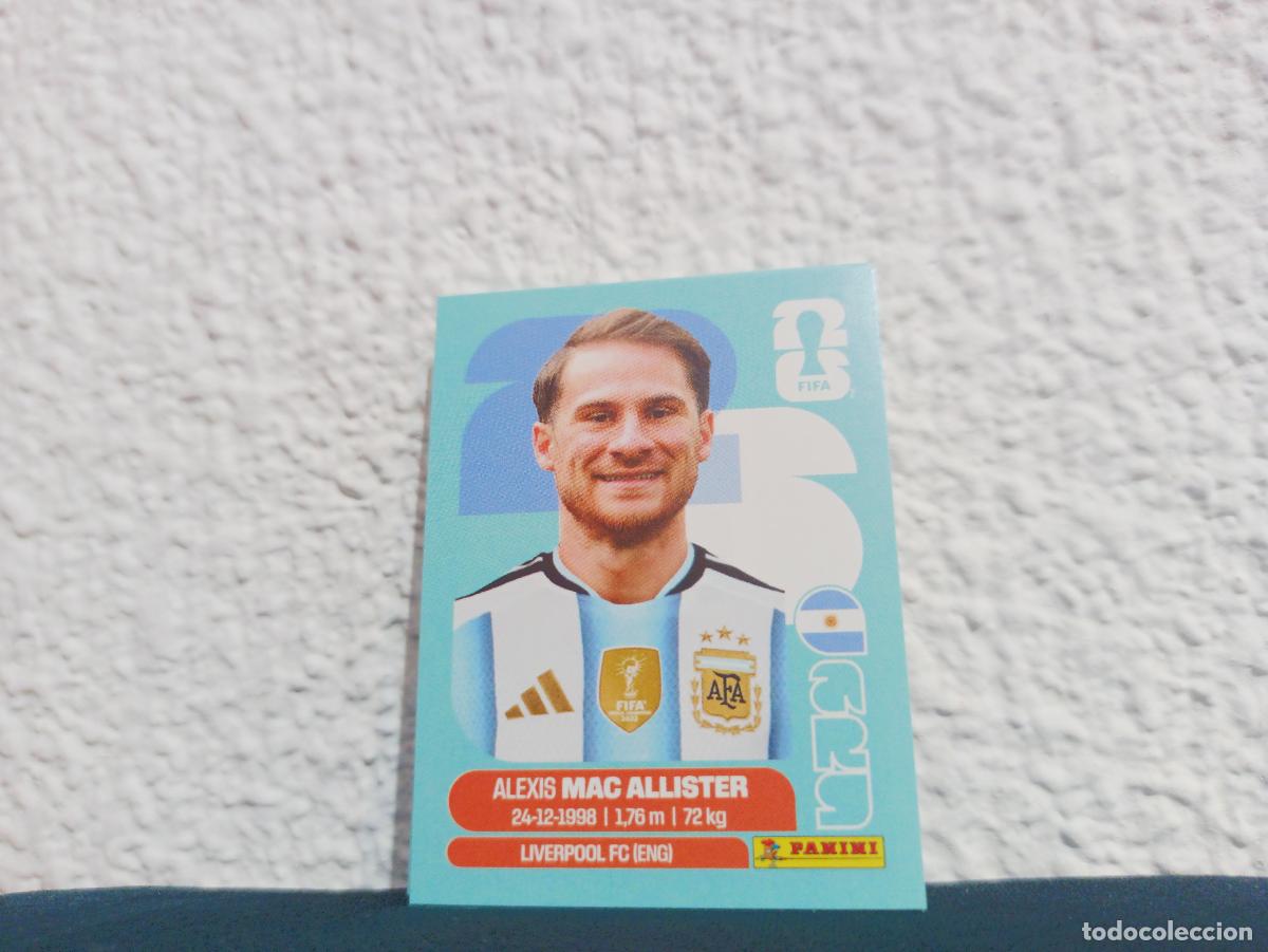 Colecionismo Cromos antigos: ARG 9 ALEXIS MAC ALLISTER BASE ARGENTINA MUNDIAL 2026 26 STICKERS USA MEXICO