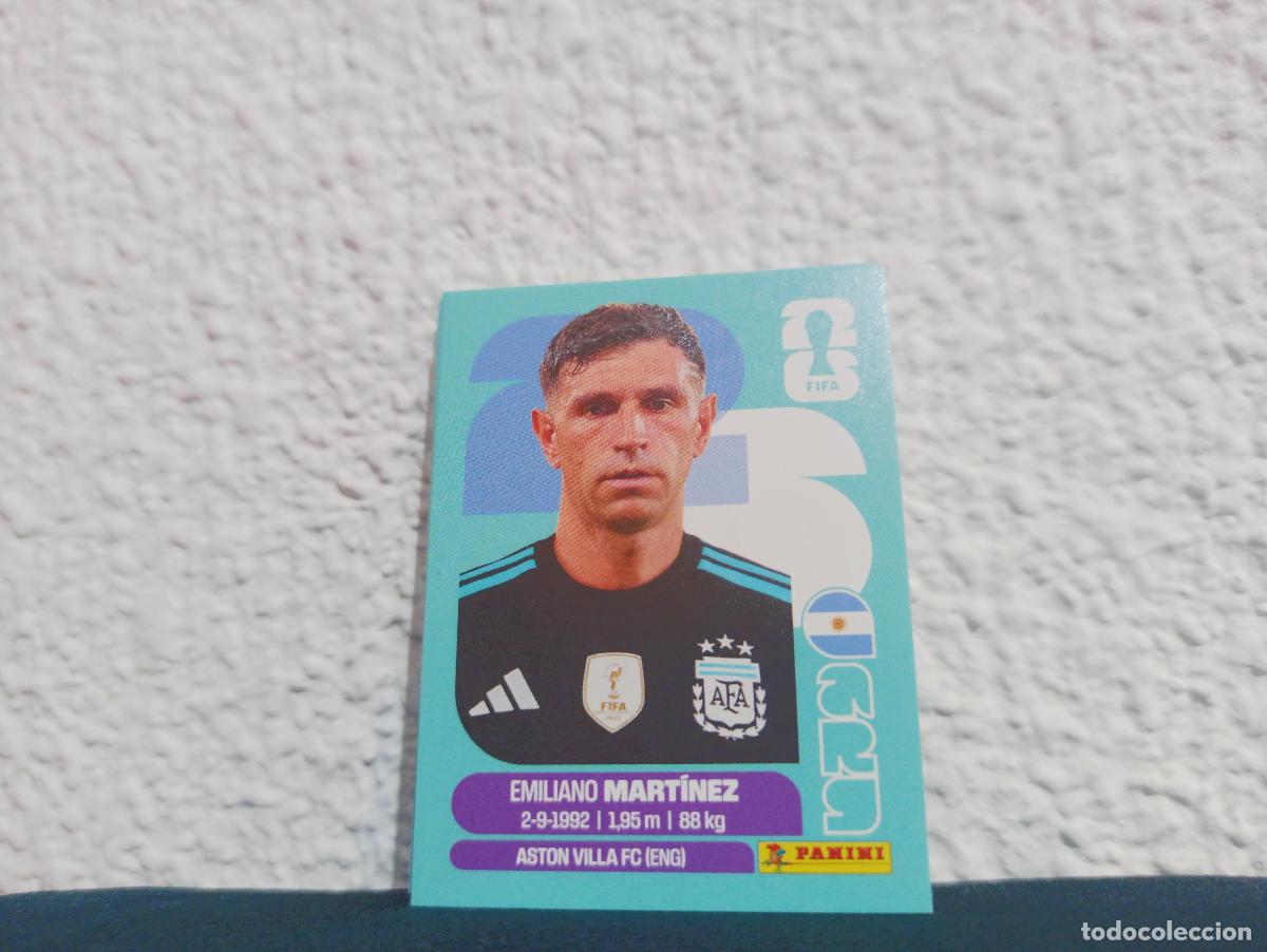 Sammeln alte Sammelbilder: ARG 2 EMILIANO MARTINEZ BASE ARGENTINA MUNDIAL 2026 26 STICKERS USA MEXICO