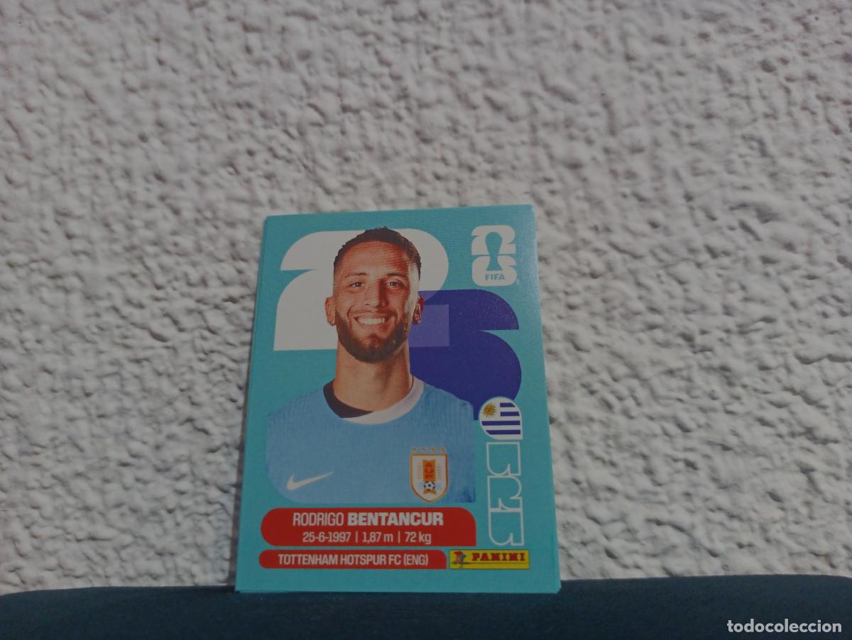 Collectionnisme Cartes &agrave; collectionner anciennes: URU 12 RODRIGO BENTANCUR BASE URUGUAY MUNDIAL 2026 26 STICKERS USA MEXICO
