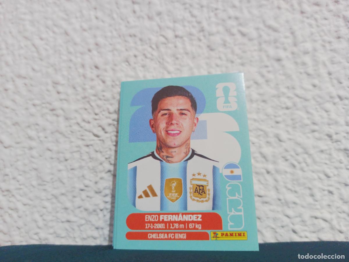 Collectionnisme Cartes &agrave; collectionner anciennes: ARG 8 ENZO FERNANDEZ BASE ARGENTINA MUNDIAL 2026 26 STICKERS USA MEXICO