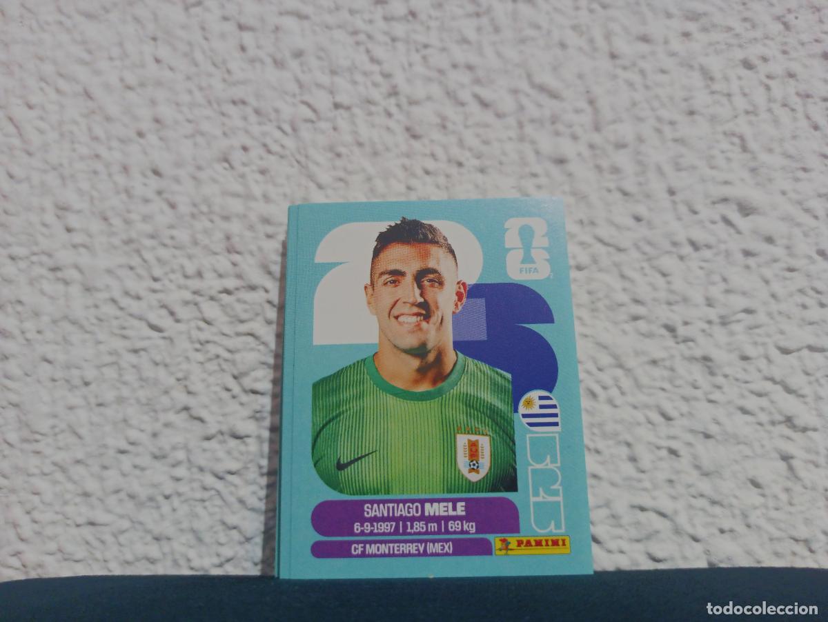 Collectionnisme Cartes &agrave; collectionner anciennes: URU 3 SANTIAGO MELE BASE URUGUAY MUNDIAL 2026 26 STICKERS USA MEXICO