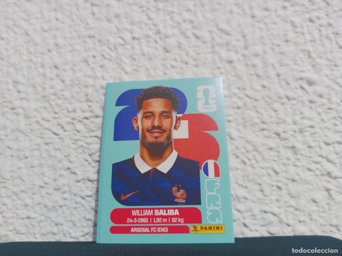 Collectionnisme Cartes &agrave; collectionner anciennes: FRA 4 WILLIAM SALIBA BASE FRANCIA MUNDIAL 2026 26 STICKERS USA MEXICO