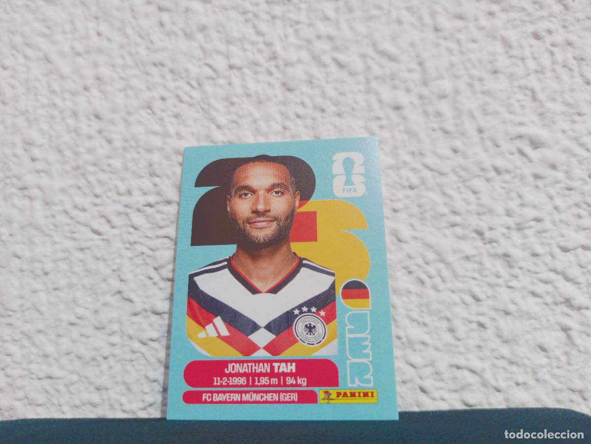 Coleccionismo Cromos antiguos: GER 3 JONATHAN TAH BASE ALEMANIA MUNDIAL 2026 26 STICKERS USA MEXICO