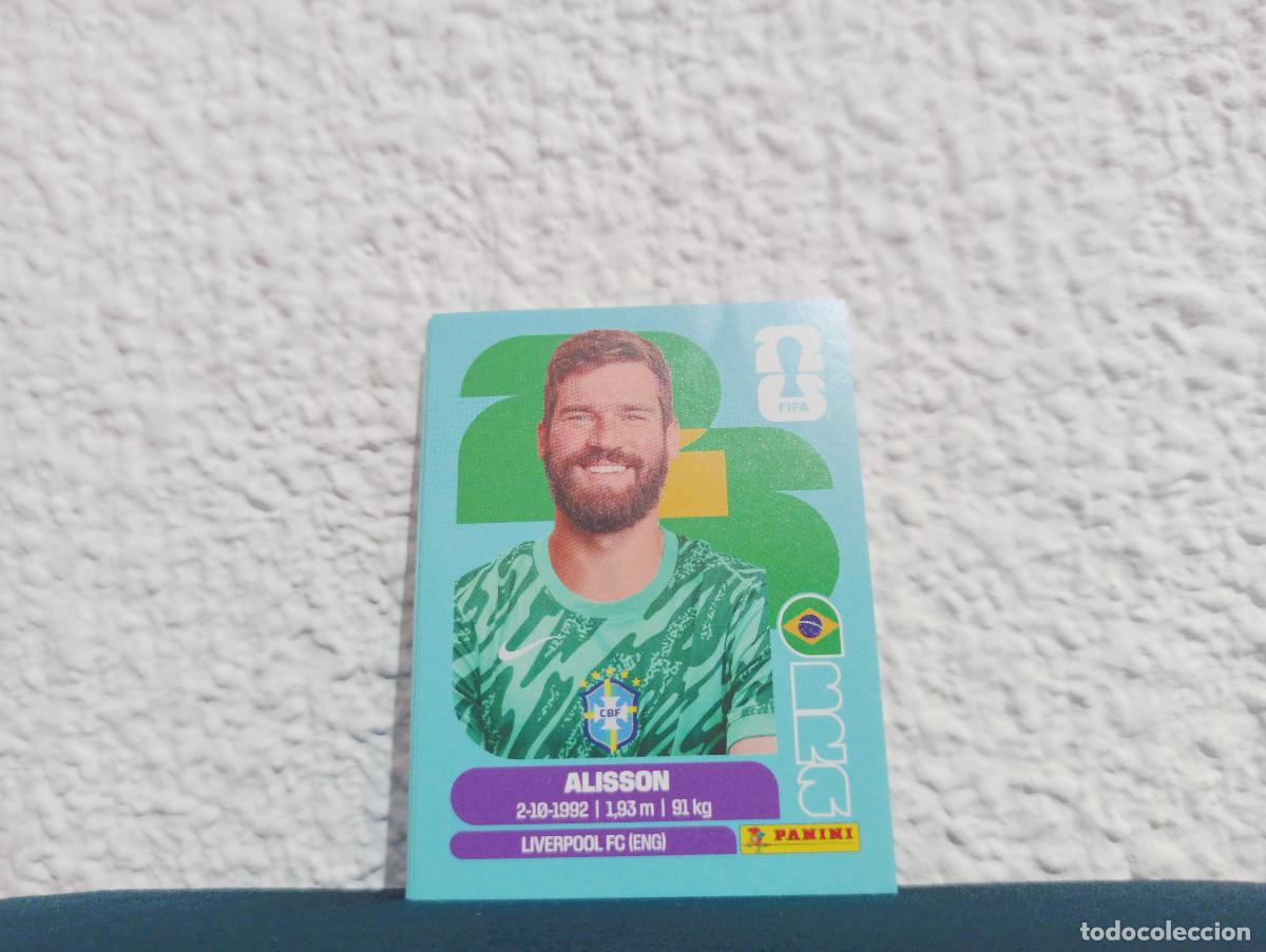 Coleccionismo Cromos antiguos: BRA 2 ALISSON BASE BRASIL MUNDIAL 2026 26 STICKERS USA MEXICO