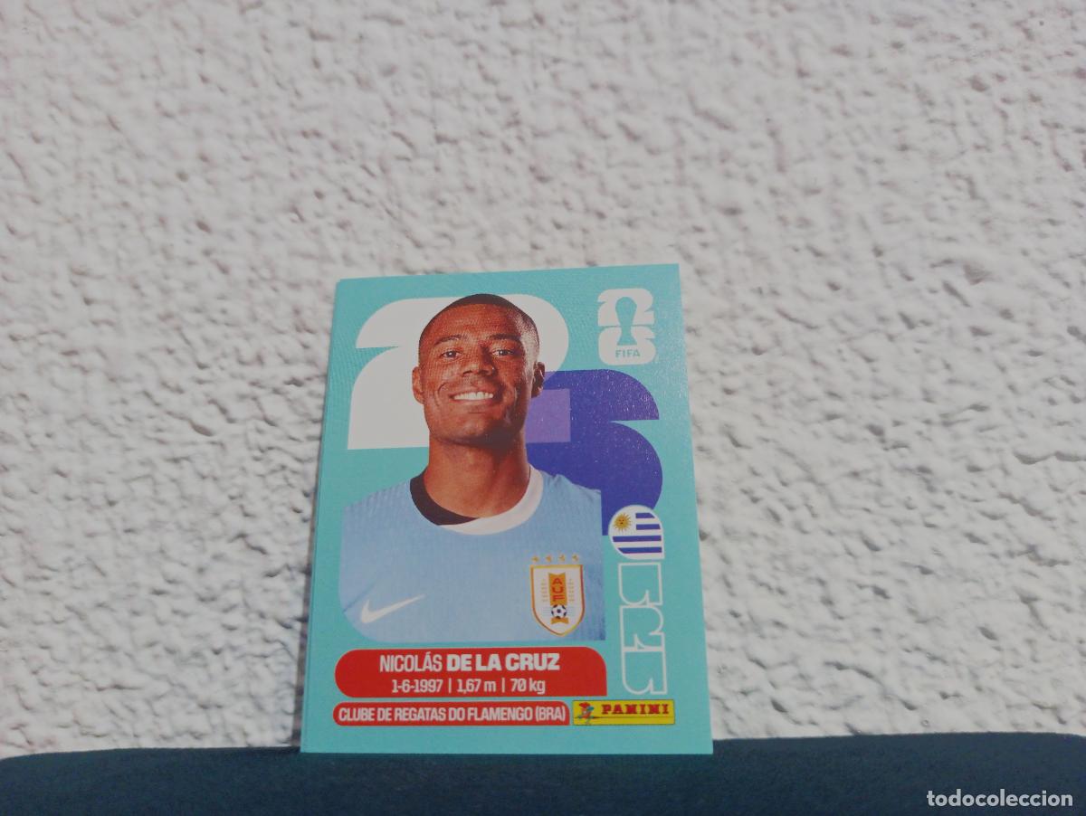 Coleccionismo Cromos antiguos: URU 15 NICOLAS DE LA CRUZ BASE URUGUAY MUNDIAL 2026 26 STICKERS USA MEXICO