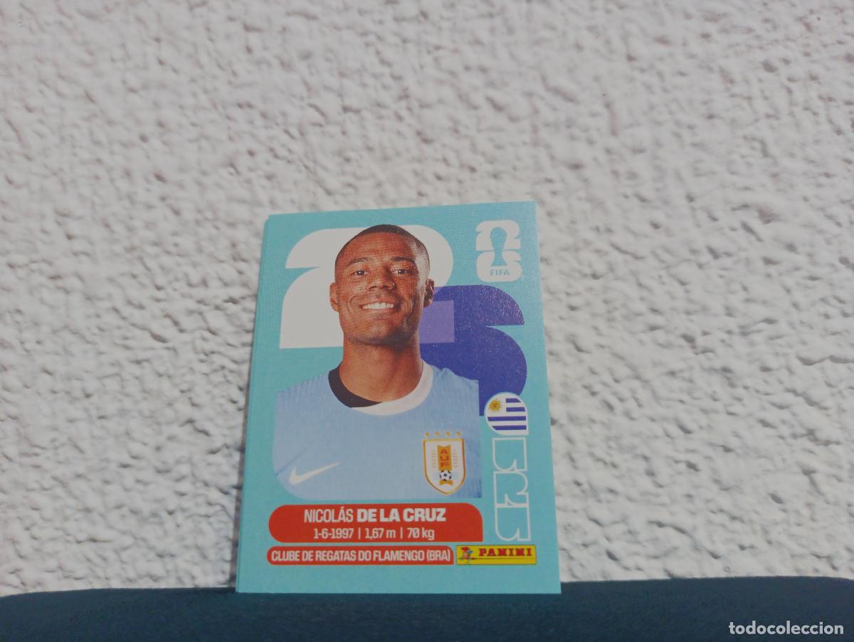 Coleccionismo Cromos antiguos: URU 15 NICOLAS DE LA CRUZ BASE URUGUAY MUNDIAL 2026 26 STICKERS USA MEXICO