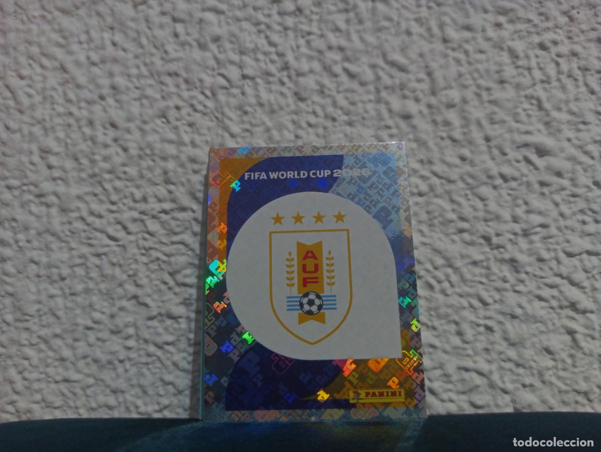Coleccionismo Cromos antiguos: URU 1 ESCUDO BASE URUGUAY MUNDIAL 2026 26 STICKERS USA MEXICO