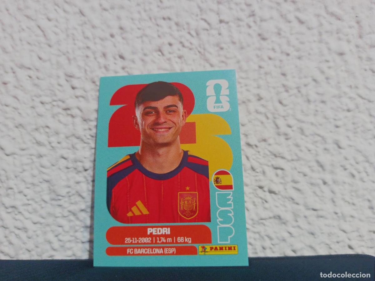 Coleccionismo Cromos antiguos: ESP 11 PEDRI BASE ESPA&Ntilde;A MUNDIAL 2026 26 STICKERS USA MEXICO