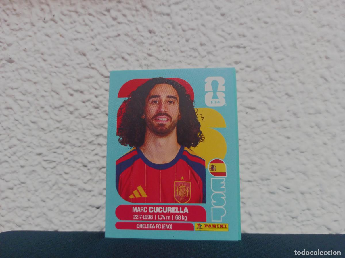 Coleccionismo Cromos antiguos: ESP 8 MARC CUCURELLA BASE ESPA&Ntilde;A MUNDIAL 2026 26 STICKERS USA MEXICO