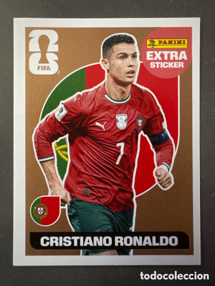 Coleccionismo Cromos antiguos: FIFA WORLD CUP 2026 EXTRA STICKER BRONCE RONALDO PANINI