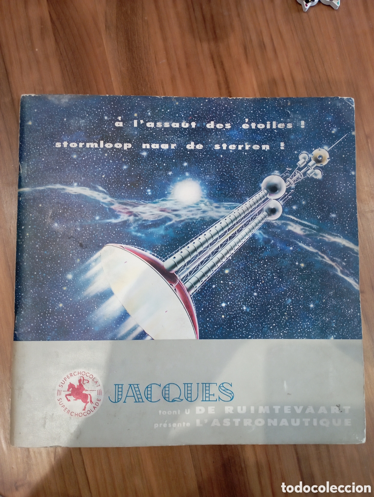 Coleccionismo Cromos antiguos: ALBUM DE CROMOS EDITADO EN BELGICA , COMPLETO, JACQUES EL ARTE DE LA ASTRONOMIA