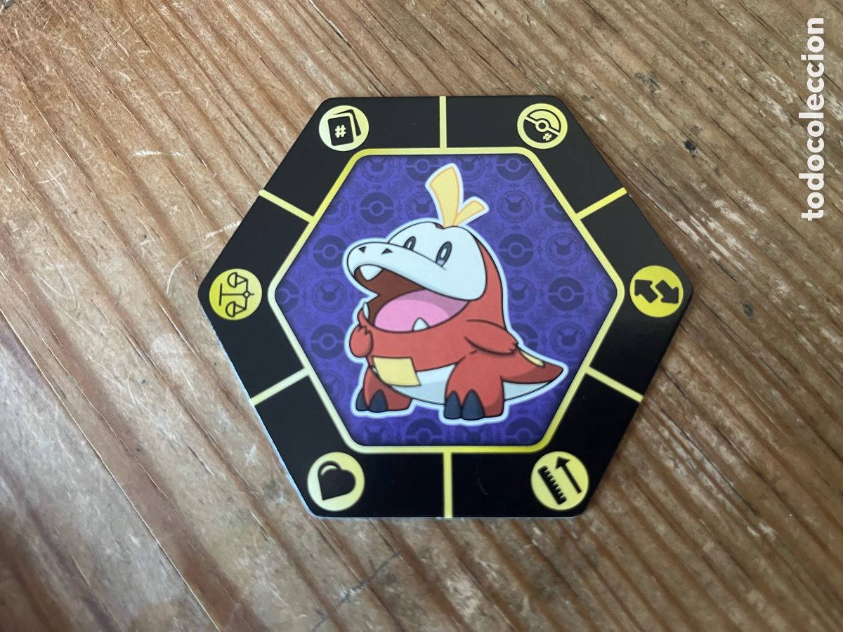 Coleccionismo Cromos antiguos: R31887 TAZO DE CARTON SERIE POKEMON PROMOCION MCDONALDS 2023 CARTA CROMO