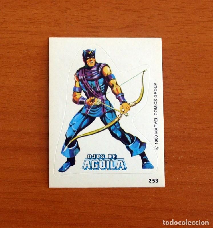 Sammeln alte Sammelbilder: Superh&eacute;roes - N&ordm; 253 Ojos de Aguila-Halc&oacute;n -Marvel 1980 Comics - Chocolates Terrabusi - Nunca pegado