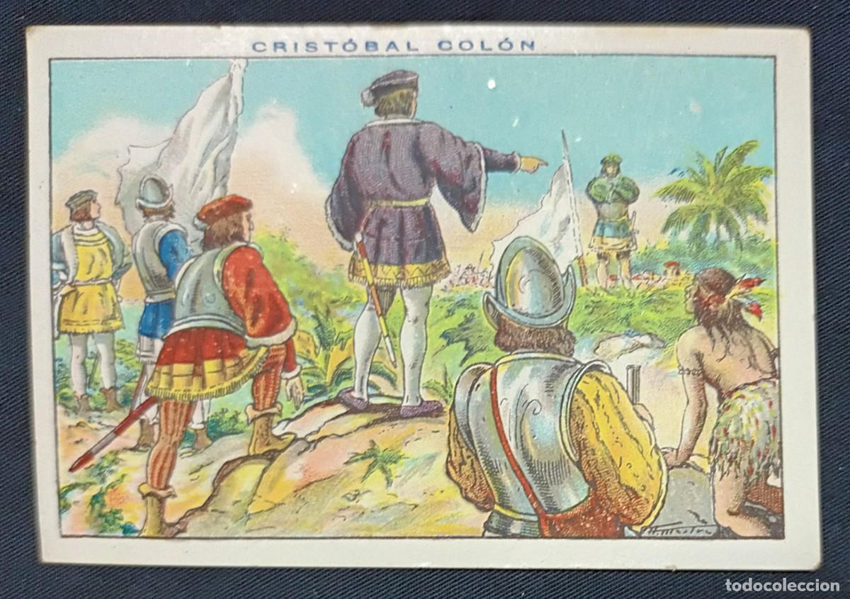 Coleccionismo cromos antiguos: CROMO CRIST&Oacute;BAL COL&Oacute;N N&ordm; 102.CHOCOLATES JUNCOSA - Foto 1