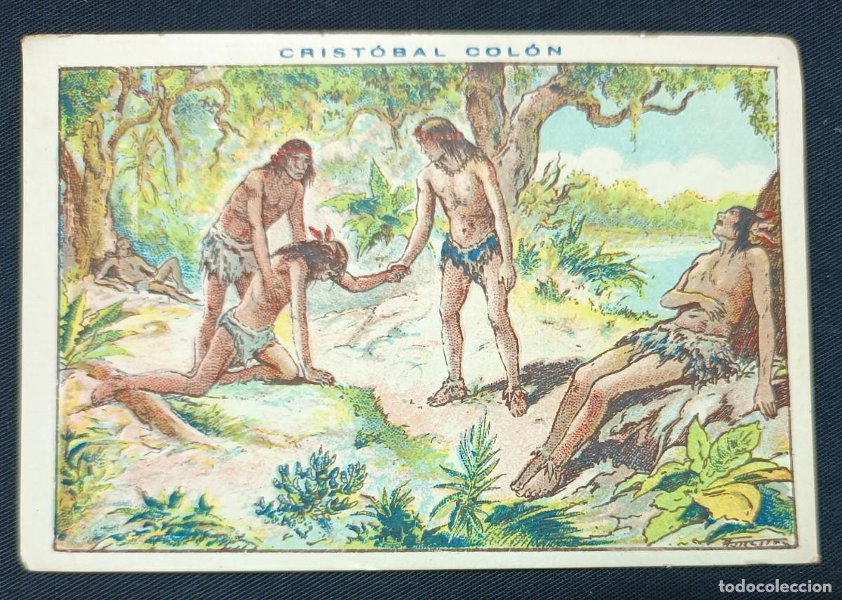 Coleccionismo cromos antiguos: CROMO CRIST&Oacute;BAL COL&Oacute;N N&ordm; 109.CHOCOLATES JUNCOSA - Foto 1
