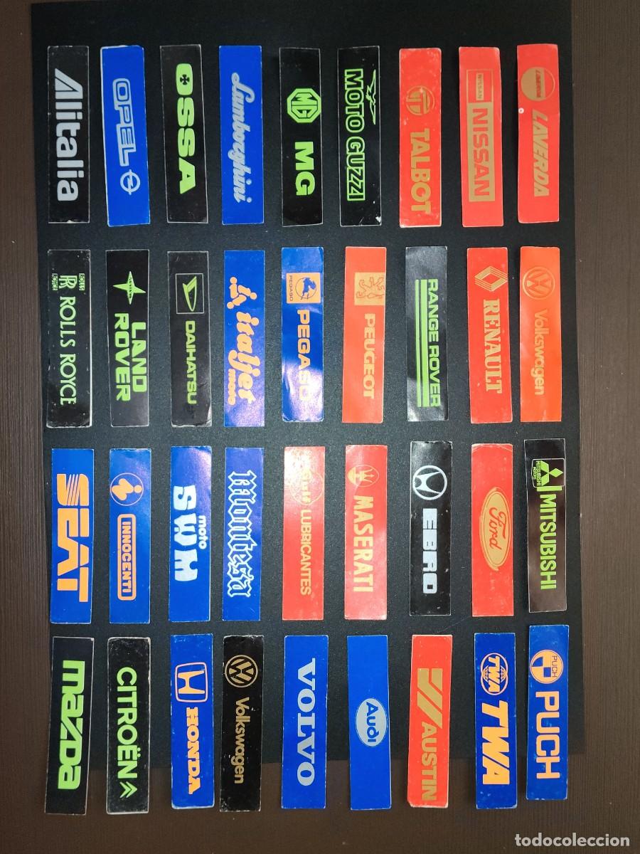 Coleccionismo Cromos antiguos: LOTE PEGATINAS CROMOS A TODO GAS
