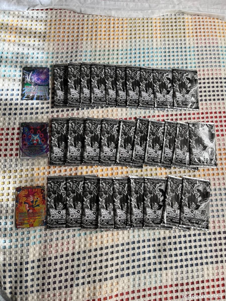 Coleccionismo Cromos antiguos: 33 SOBRES DRAGONBALL NUEVO - KREATEN TCG