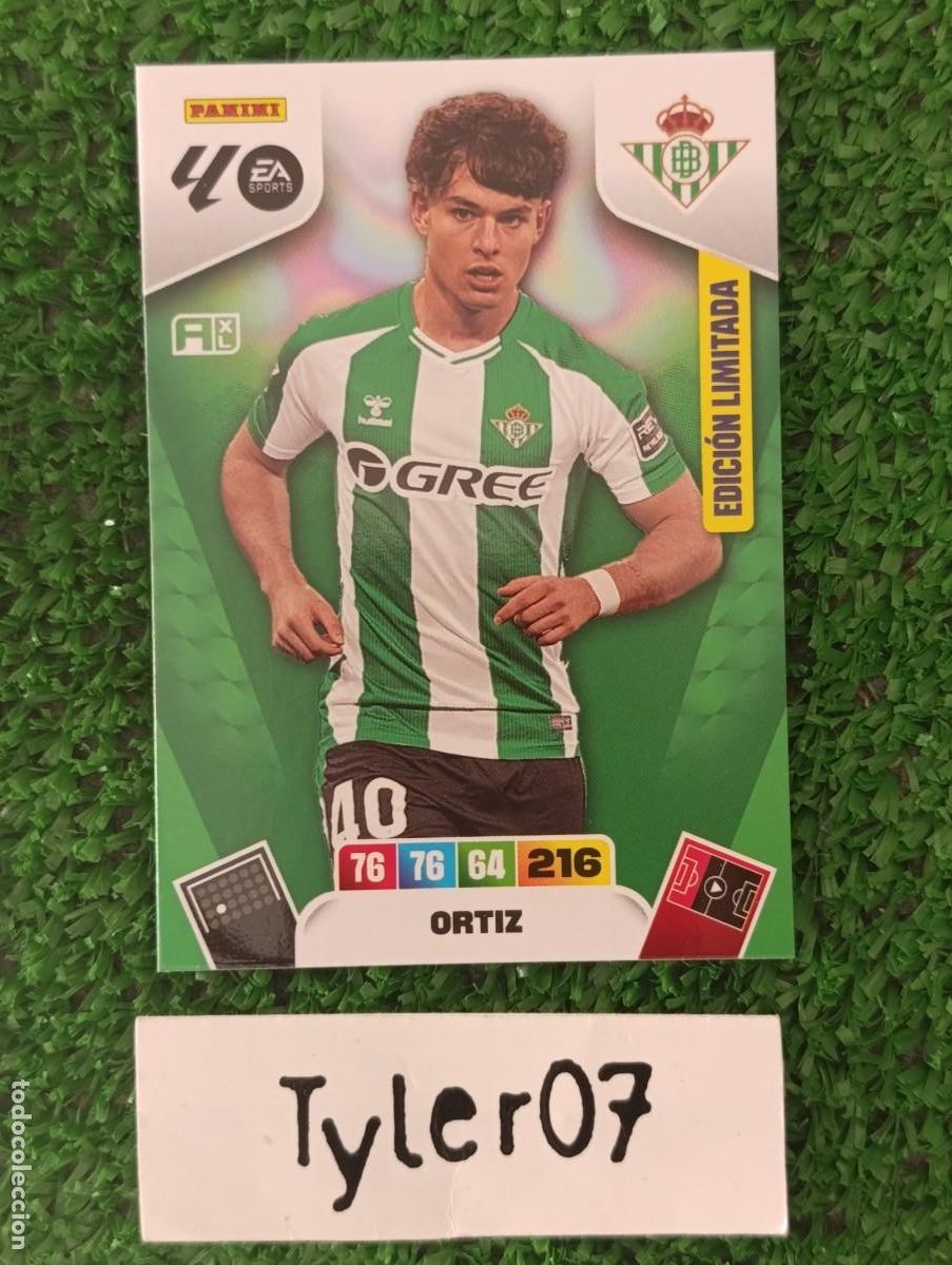 Coleccionismo Cromos antiguos: ORTIZ BETIS EDICION LIMITADA ADRENALYN XL 2025 2026 25 26
