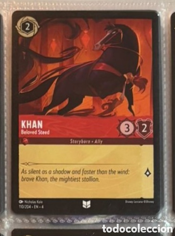 Colecionismo Cromos antigos: KHAN Carta set LORCANA TCG