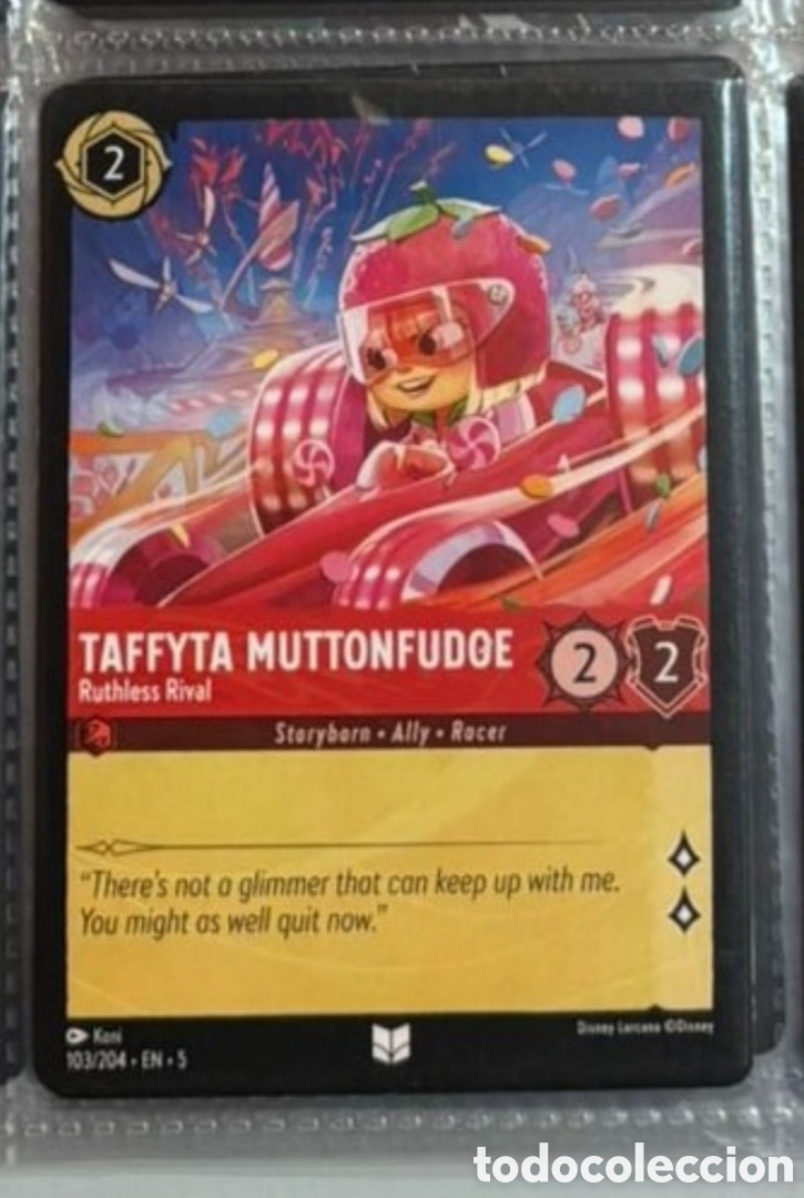 Colecionismo Cromos antigos: TAFFYTA MUTTONFUDGE Carta set LORCANA TCG
