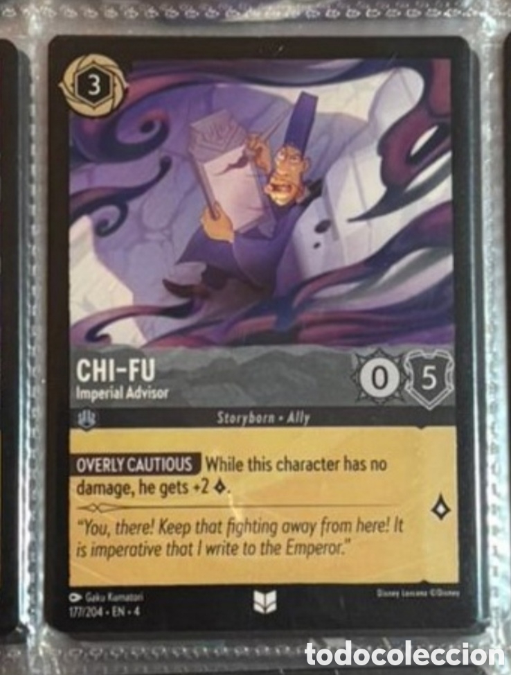 Sammeln alte Sammelbilder: CHI-FU Carta set LORCANA TCG