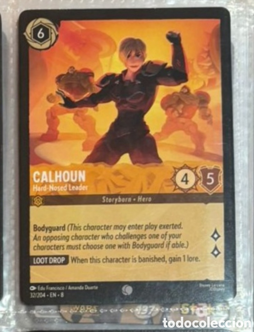 Sammeln alte Sammelbilder: CALHOUN Carta set LORCANA TCG