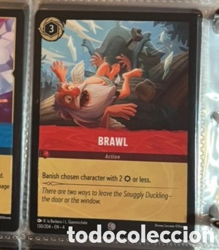 Coleccionismo Cromos antiguos: BRAWL Carta set LORCANA TCG