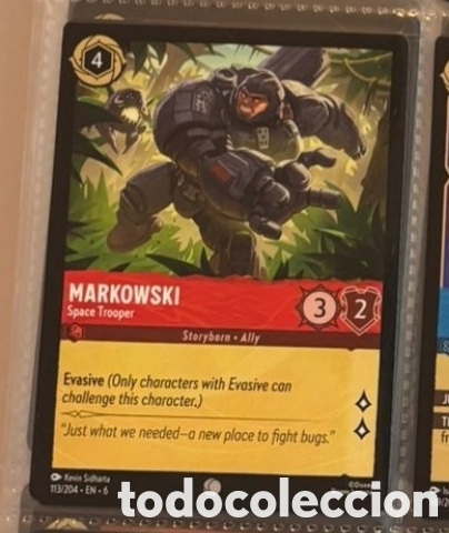 Coleccionismo Cromos antiguos: MARKOWSKI Carta set LORCANA TCG
