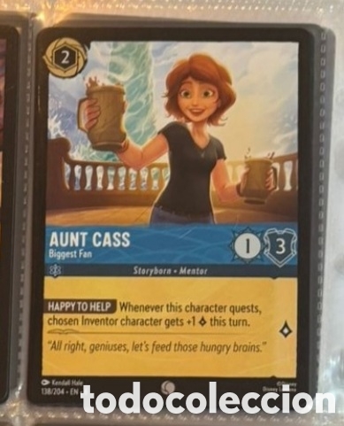 Coleccionismo Cromos antiguos: AUNT CASS Carta set LORCANA TCG