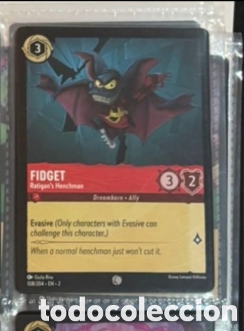 Collectionnisme Cartes &agrave; collectionner anciennes: FIDGET Carta set LORCANA TCG