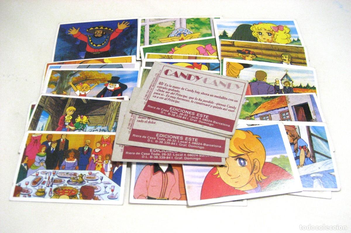 Coleccionismo Cromos antiguos: LOTE DE 33 CROMOS CANDY CANDY. ESTE, 1984.