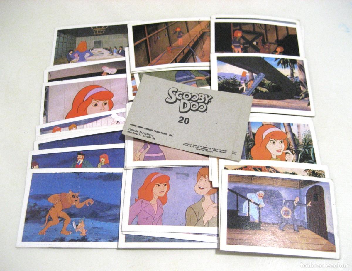 Coleccionismo Cromos antiguos: LOTE DE 35 CROMOS SCOOBY DOO. FHER, 1985.