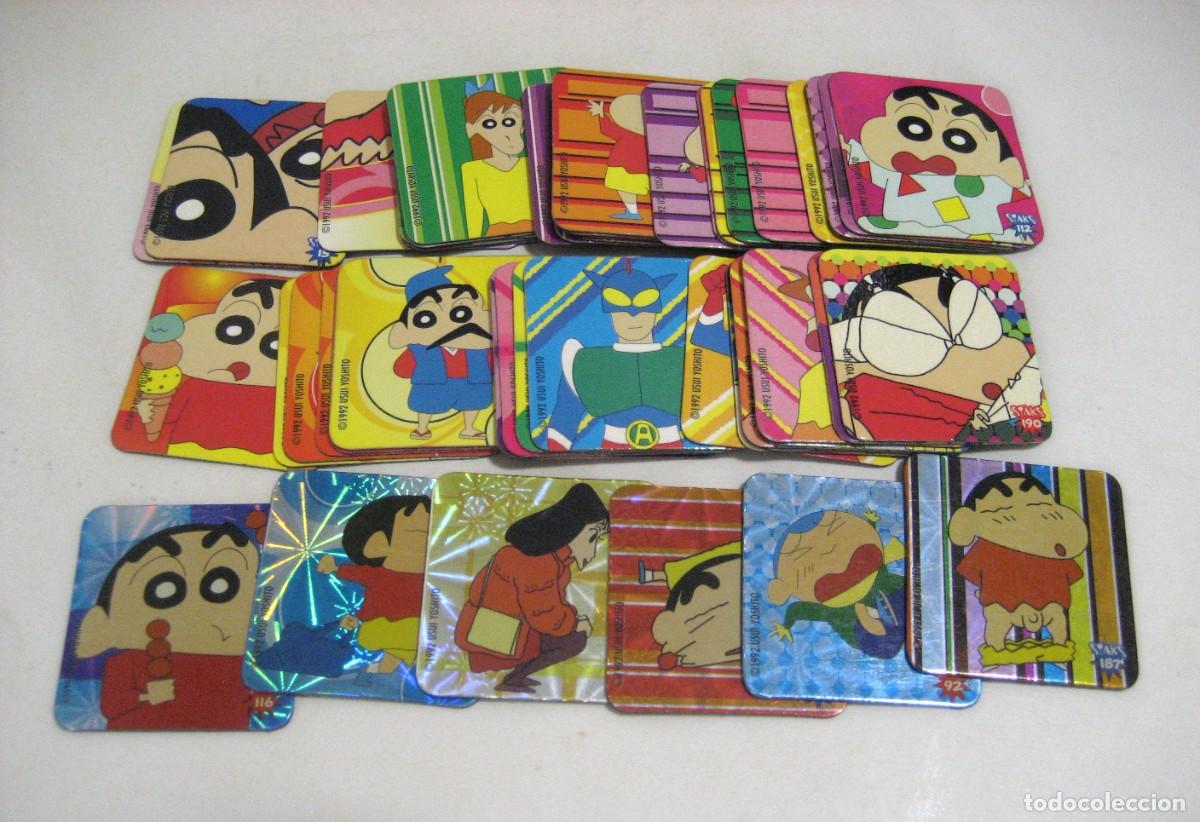 Coleccionismo Cromos antiguos: LOTE DE 50 STACKS SINCHAN.